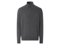 esmara Men Gebreid heren vest (Grijs, XXL)