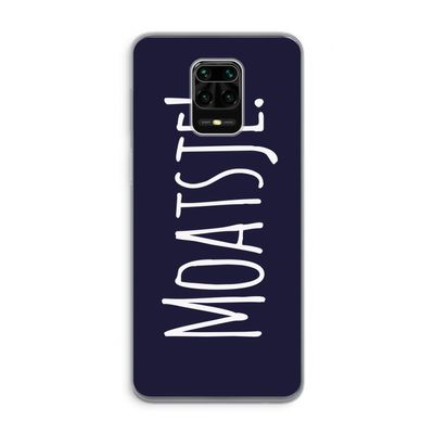 Moatsje!: Xiaomi Redmi Note 9 Pro Transparant Hoesje