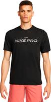 Nike Dri Fit Fitness T shirt Heren Zwart maat S