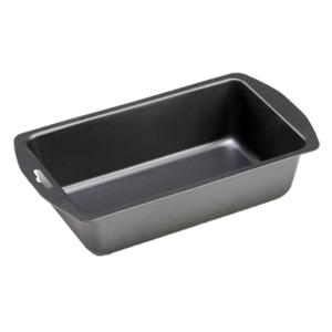 Cakevorm - zwart - 30 x 13 cm - anti-aanbak - rechthoekig - bakvormen