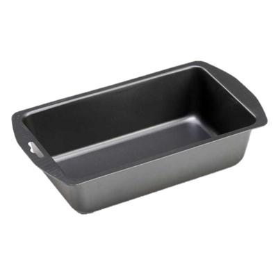 Cakevorm - zwart - 30 x 13 cm - anti-aanbak - rechthoekig - bakvormen
