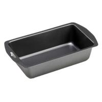Cakevorm - zwart - 30 x 13 cm - anti-aanbak - rechthoekig - bakvormen