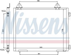 Condensor, airconditioning 94327