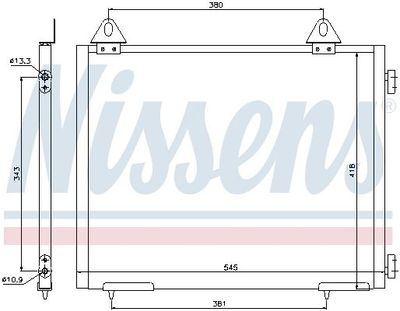 Condensor, airconditioning 94327