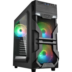 Sharkoon VG7-W RGB tower behuizing 2x USB-A | RGB | Window