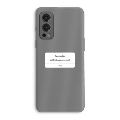 Reminder: OnePlus Nord 2 5G Transparant Hoesje