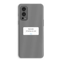 Reminder: OnePlus Nord 2 5G Transparant Hoesje