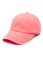 Acne Studios casquette en coton à logo brodé - Rose