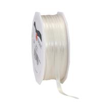 Cadeaulint/sierlint Satijn - 0.6 cm x 50 meter - Beige - cadeaus inpakken - decoratie