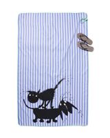 HEMA Siepie Microvezel Handdoek 110x175cm (blauw)