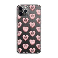 Chicks before dicks: iPhone 11 Pro Max Transparant Hoesje