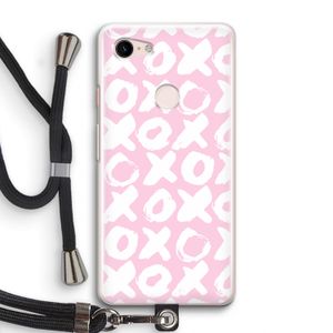 XOXO: Pixel 3 Transparant Hoesje met koord