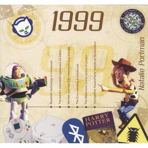 Historische verjaardag Cd-kaart 1999   -