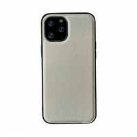 iPhone 11 Pro Max hoesje - Backcover - Stofpatroon - TPU - Wit