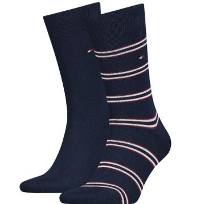 Tommy Hilfiger 2 stuks Men Tommy Stripe OC Sock