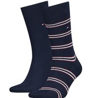 Tommy Hilfiger 2 stuks Men Tommy Stripe OC Sock - thumbnail