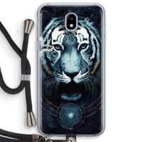 Darkness Tiger: Samsung Galaxy J5 (2017) Transparant Hoesje met koord