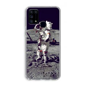 Spaceman: Samsung Galaxy M31 Transparant Hoesje