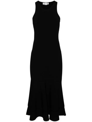 Victoria Beckham robe mi-longue à ourlet évasé - Noir