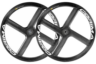 Corima 4 Spaken 28" Tubular Carbon Wielset - Zwart