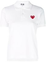 Comme Des Garçons Play polo à logo imprimé - Blanc