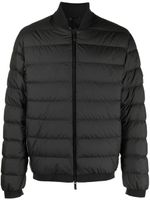 Moncler veste bomberà design matelassé - Noir