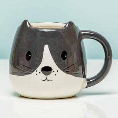 Dierenmok - Kat zwart/wit Dierenmok - Kat zwart/wit