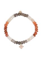 Sydney Evan bracelet en or 14ct serti de pierres de lune - Multicolore - thumbnail