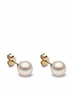 Yoko London puces d'oreilles Classic 8 mm en or 18ct ornées de perles d'eau douce