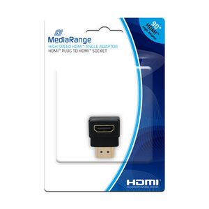 HDMI High Speed Hoek-adapter, 90 graden, Contrastekker/stekker