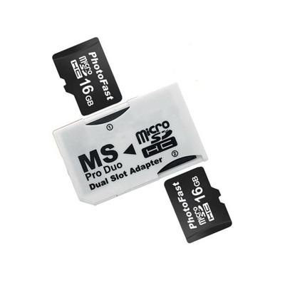 CR-5400 dubbele groef micro SDHC (TF) aan de adapter van het duo van MS PRO totale gesteunde capaciteit: 64GB
