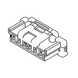 Molex Female behuizing (kabel) Aantal rijen: 1 5051511001 1 stuk(s) Bag