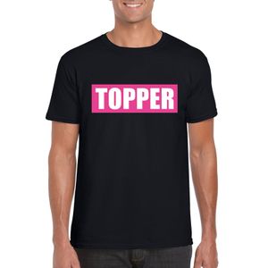 T-shirt zwart Topper heren 2XL  -