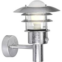 Nordlux Lønstrup 22 Verzinkt 71432031 Wandlamp met bewegingsmelder E27 Verzinkt