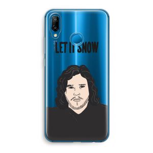 Let It Snow: Huawei P20 Lite Transparant Hoesje