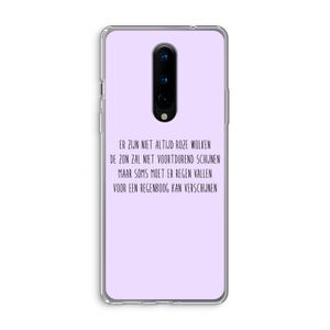 Regenboog: OnePlus 8 Transparant Hoesje