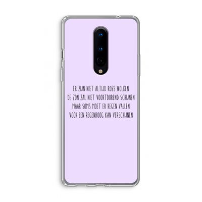 Regenboog: OnePlus 8 Transparant Hoesje