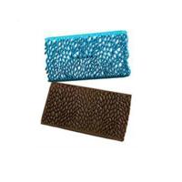 2 PC'S taart fondant gereedschap hartvormige Diamond textuur geruite Overpass Quyi Seal afdrukken mal (textuur 54110)