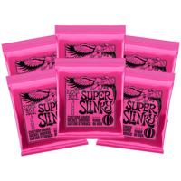Ernie Ball 2223 6-Pack Super Slinky Snaren voor Elektrische Gitaar (9-42)