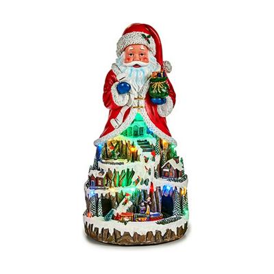 Decoratie Kerstman 25 x 25 x 51 cm Wit Hars 25 x 51 x 25 cm