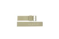Horlogeband Universeel 827.08.22 Leder Donker ivoor 22mm