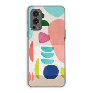Bold Rounded Shapes: OnePlus Nord 2 5G Transparant Hoesje