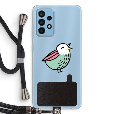 Birdy: Samsung Galaxy A52 Transparant Hoesje met koord