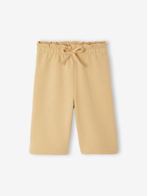 Wijde broek voor babymeisjes cappuccino