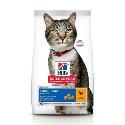 Hill&apos;s Science Plan Kat Adult Oral Care Kip 7kg
