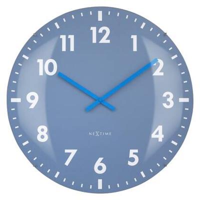NeXtime - Grote Wandklok 50cm Koepelvormig Glas