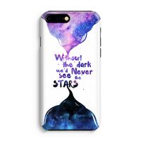 Stars quote: iPhone 8 Plus Volledig Geprint Hoesje