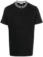 Moncler logo-collar short-sleeve T-shirt - Noir