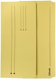 Esselte Pocket-file Folio Yellow Geel Folio (245 x 348 mm)