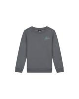 Malelions Sweater signature gestreept - Donker grijs / Ice blauw - thumbnail